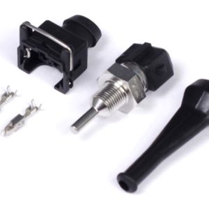 Haltech Oil Temperature Sensor High Range 150 Deg C 1/8 NPT Thread w/Bosch EV1 Plug & Pins