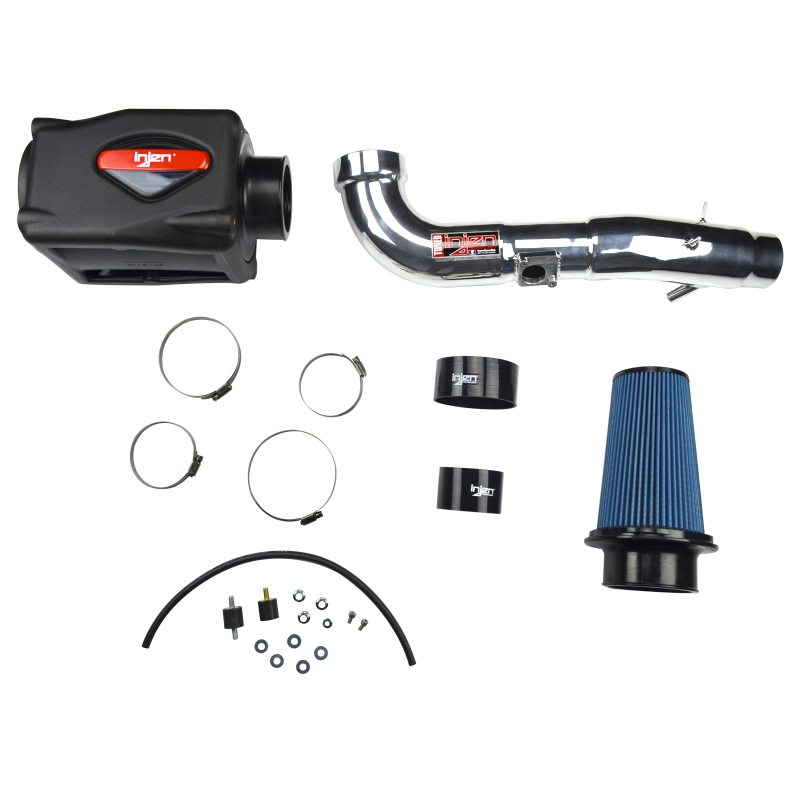 Injen 06-09 FJ 4.0L V6 w/ Power Box Polished Power-Flow Air Intake System - Image 9