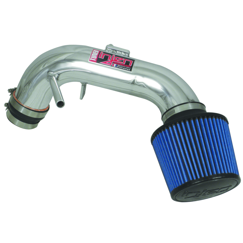 Injen 07-09 Toyota Camry 2.4L 4Cyl Polished Tuned Air Intake w/ Air Fusion/Air Horns/Web Nano Filter - Image 2