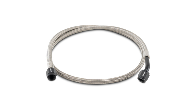 Vibrant Pre-Assembled Hose Assemblies -4AN 36in Length Hose End Style Straight/45 Degrees - Image 3