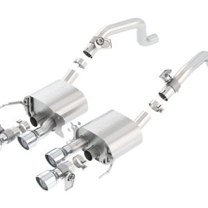 Borla 2014 Chevrolet Corvette C7 6.2L 8cyl S Type Exhaust w/ NPP Dual Mode (rear section only)