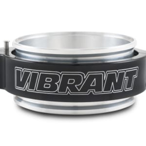 Vibrant 4in O.D. Aluminized HD 2.0 Clamp Assembly - Anodized Black