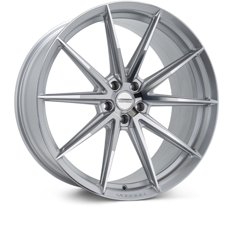Vossen HFX-2 22x9 / 5x112 / ET32 / Flat Face / 66.5 - Silver Polished Wheel