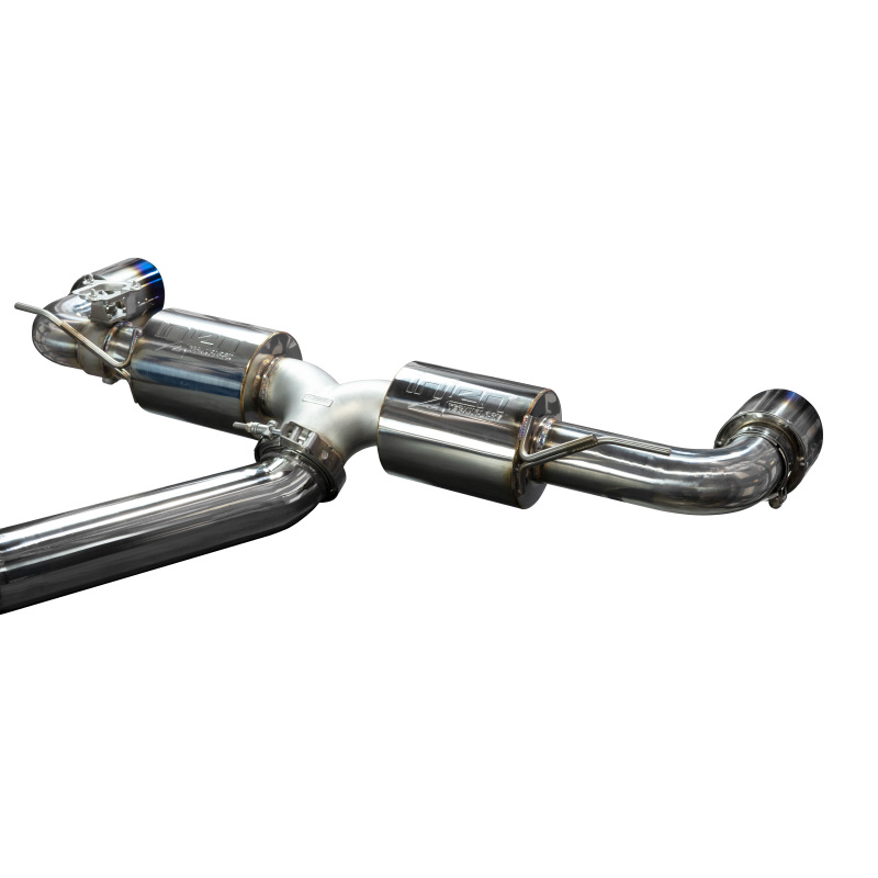 Injen 20-21 Toyota Supra 3.0L Turbo 6cyl SS Cat-Back Exhaust w/ Burnt Tips - Image 4