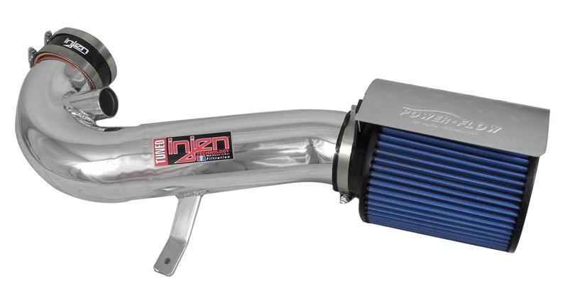 Injen 11 Ford Mustang GT V8 5.0L Power-Flow Polished Short Ram Air Intake w/ MR Tech & Heat Shield - Image 6