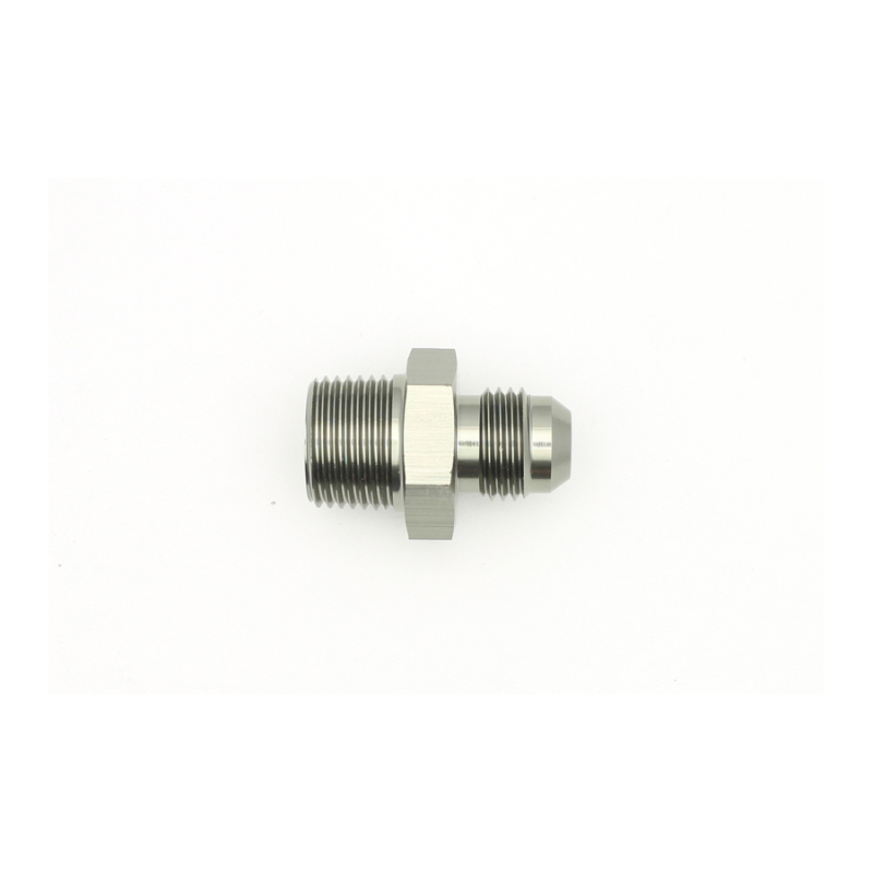 DeatschWerks 6AN Male Flare to 3/8in Male NPT Adapter - Anodized Matte Black - Image 4