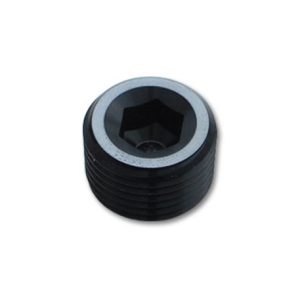 Vibrant 1/4in NPT Socket Pipe Plugs - Aluminum