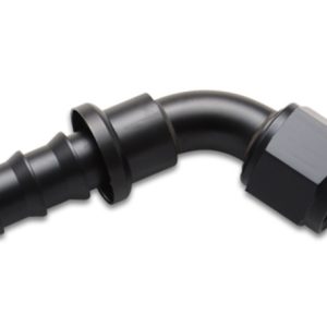 Vibrant Push-On 60 Degree Hose End Elbow FittingSize -6AN