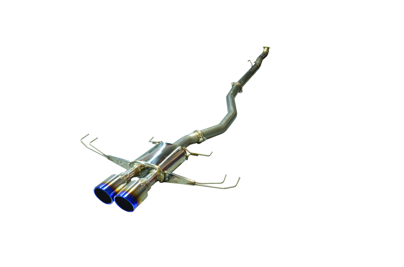Injen 17-19 Honda Civic Type-R 3in SS Cat-Back Exhaust w/ Dual Burnt Titanium Tips - Image 2