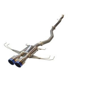 Injen 17-19 Honda Civic Type-R 3in SS Cat-Back Exhaust w/ Dual Burnt Titanium Tips