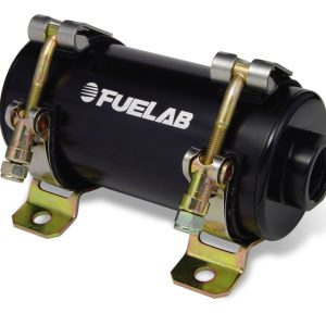Fuelab Prodigy Reduced Size Carb In-Line Fuel Pump w/Internal Bypass - 800 HP - Black