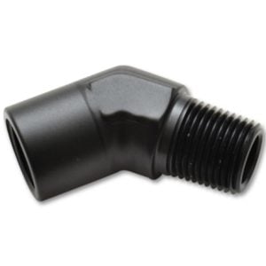 Vibrant 1/2in NPT Female to Male 45 Degree Pipe Adapter Fitting