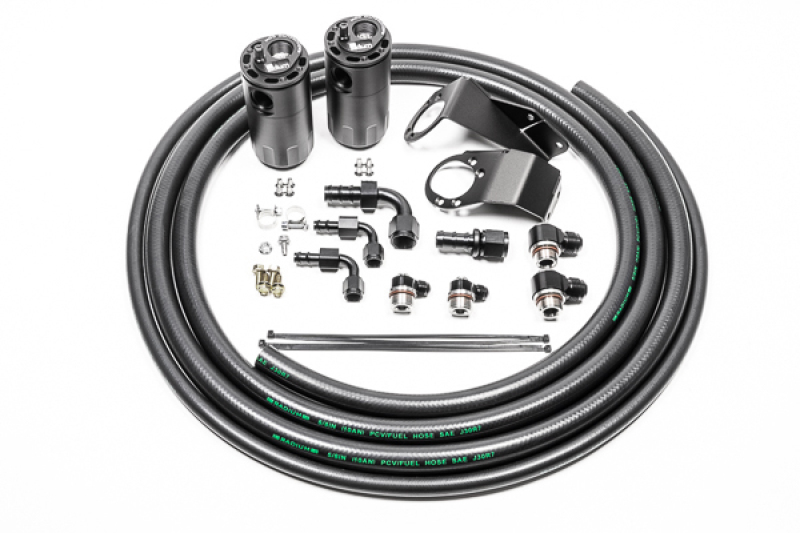 Radium Engineering 89-94 Nissan S13 Dual Catch Can Kit - Fluid Lock - Image 2