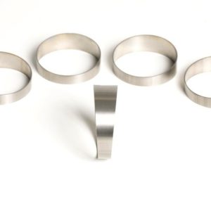 Ticon Industries 2.25in 45 Degree 1.74D/3.915in CLR Loose Radius 1mm Wall Titanium Pie Cuts - 5pk
