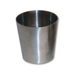 Vibrant 3.0in x 1.5in T304 Stainless Steel Straight Reducer - 6in Length