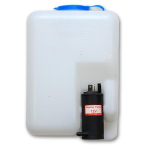 Vibrant Windshield Washer Bottle Repl Kit 1.2L bottle incl bottle ele pump mounting bracket hose