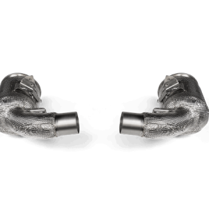 Akrapovic 20-21 Porsche 911 Turbo/Turbo S (992) Link Pipe Set w/Catalytic Converter (SS)