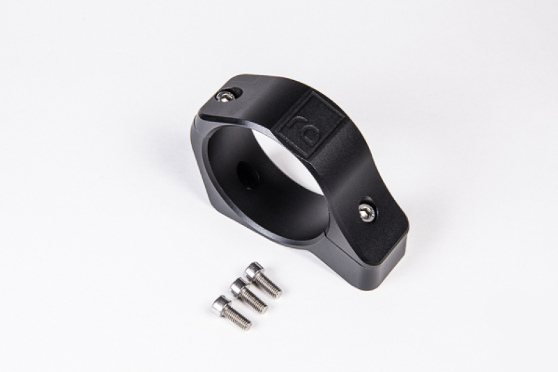 Radium Engineering 2-Piece Fuel Pump Clamp 60mm - Black W/ Logo - Image 3