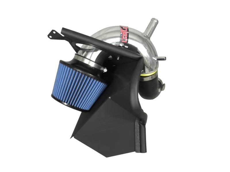 Injen 13-14 Hyundai Genesis Coupe 2.0L 4cyl Turbo GDI Polished Short Ram Intake w/ Heat Shield - Image 2