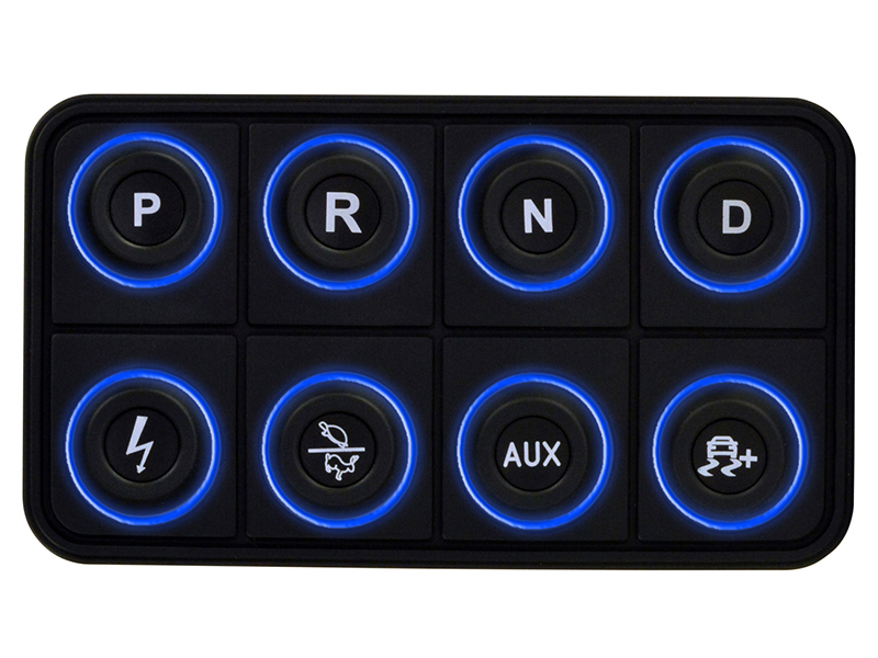AEM EV 8 Button Keypad CAN Based Programmable Backlighting - Image 4