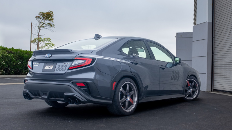 Borla 2022 Subaru WRX 2.4L Turbo AT/MT AWD S-Type Catback Exhaust CB Tips - Image 5
