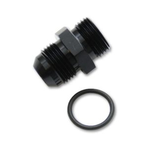 Vibrant -4AN Flare to AN Straight Cut Thread (3/4-16) w/ O-Ring Adapter Fitting