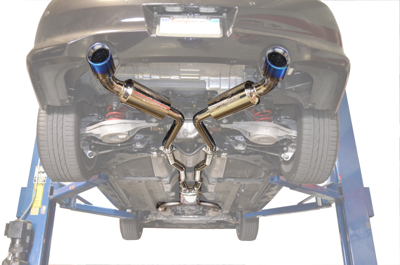 Injen 08-13 Infiniti G37 V6 3.7L RWD Coupe Only 76mm Stainless Steel Exhaust w/ Titanium Tips - Image 3
