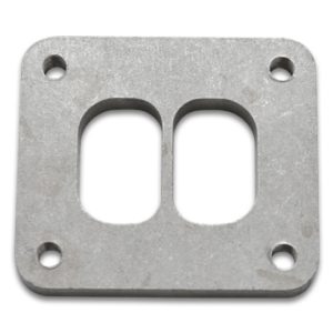 Vibrant Divided Turbo Inlet Flange for Borg Warner S-Series Divided T4 - 304 Stainless Steel