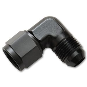Vibrant -8AN Female to -8AN Male 90 Degree Swivel Adapter Fitting