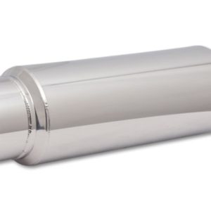 Vibrant SS Resonator (Standard Design) 4in inlet/outlet x 18in long w/5in OD resonator body