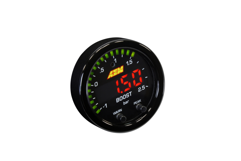 AEM X-Series Boost Pressure -30inHg 35psi Gauge - Image 2
