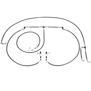 Chase Bays Chevrolet Corvette C5/C6 Inline/Pass-Thru OE MC & Brake Lines Hydro Handbrake Line Kit