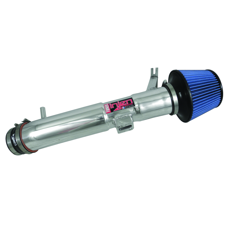 Injen 11-13 Ford Mustang V6 3.7L Polished Power-Flow Air Intake System - Image 2