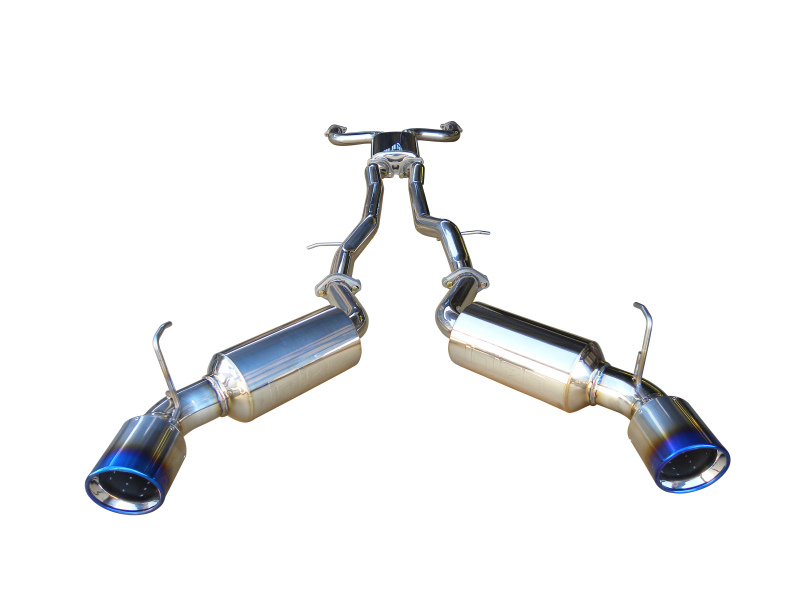 Injen 08-13 Infiniti G37 V6 3.7L RWD Coupe Only 76mm Stainless Steel Exhaust w/ Titanium Tips - Image 2