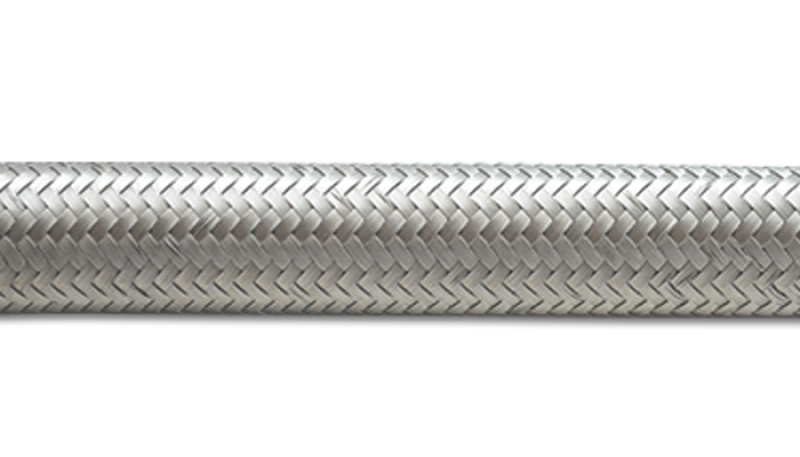 Vibrant SS Braided Flex Hose -6 AN 0.34in ID (50 foot roll) - Image 3