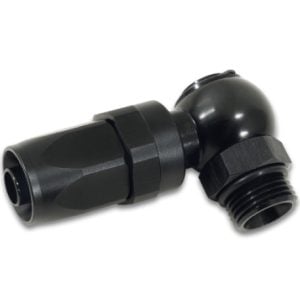 Vibrant Banjo to Rubber Hose End Assembly -12AN x -12AN Male