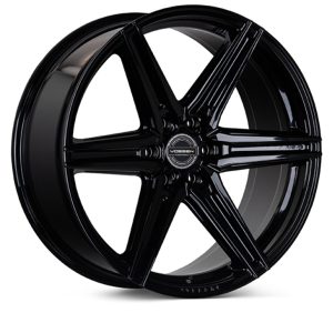 Vossen HF6-2 24x10 / 6x135 / ET25 / Deep Face / 87.1 - Gloss Black Wheel