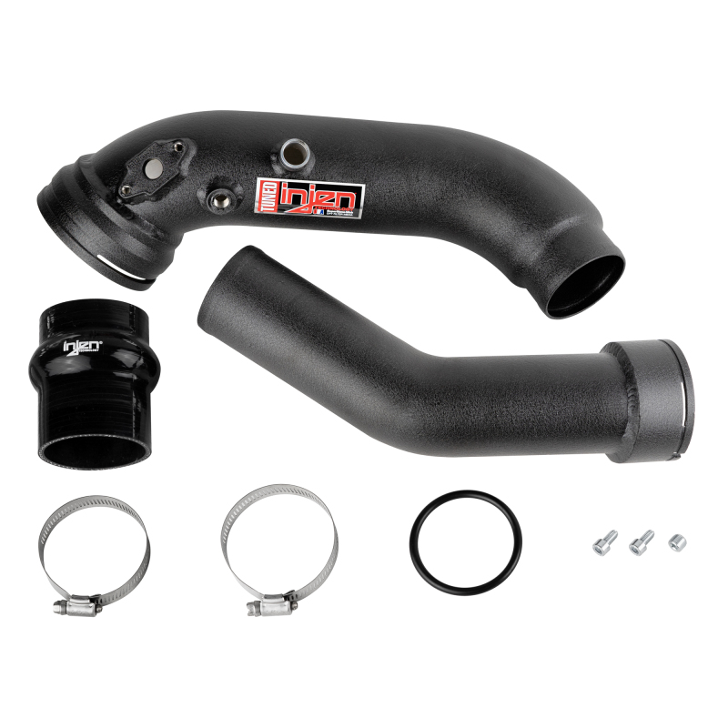 16-20 BMW L6-3.0L/ Turbo/ Twin Turbo/L4-2.0L/ L6-2.5L Wrinkle Black Turbo SES Intercooler Pipes - Image 3