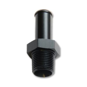 Vibrant 1/8in NPT to 1/4in Barb Straight Fitting - Aluminum