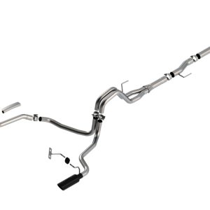 Borla F-150 2021 2.7L/3.5L 4dr CC SB EC STB Lari/King R/Plinum/LTD 3/2.25 SRE CB AK BLK CHR Tips