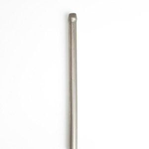 Ticon Industries 8in Length x 1/2in OD Titanium Hollow Mushroom Hanger Rod - Single Ended