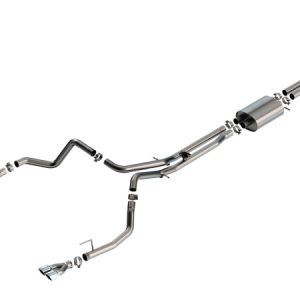 Borla 24-25 Chevy Silverado 1500 (6.2L V8) S-Type Cat Back - 3.5in Chrome Tips