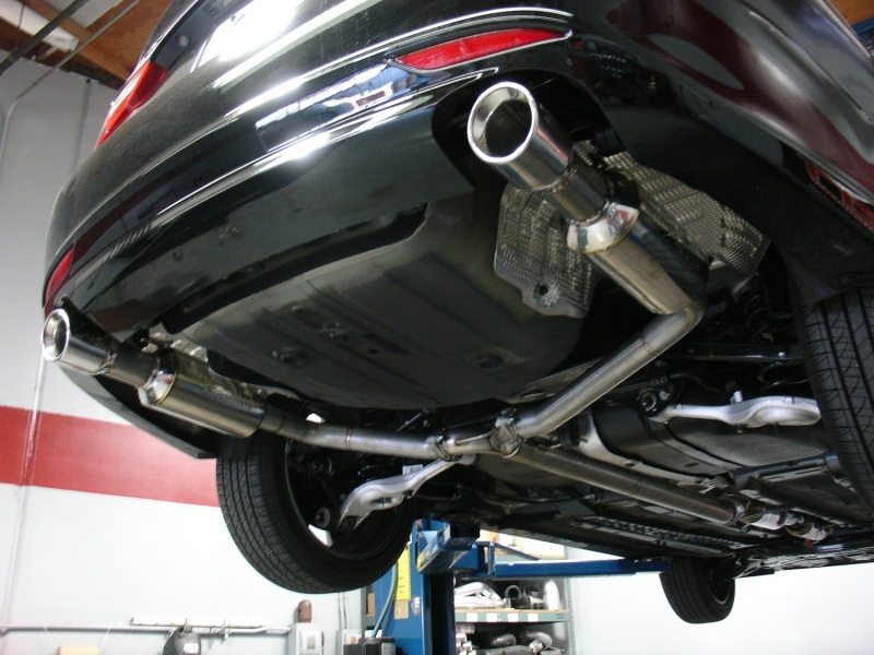 Injen 2011-14 Hyundai Sonata/Kia Optima 2.0L - 3inch Cat Back w/ Dual 60mm Mufflers - Image 5