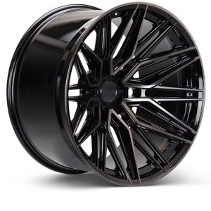 Vossen HF6-5 22x10 / 6x139.7 / ET-18 / Super Deep Face / 106.1 - TGB - TINTED - Gloss Black Wheel
