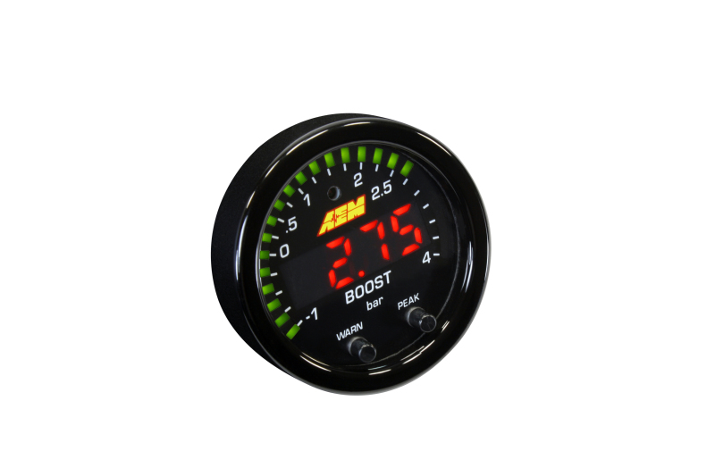 AEM X-Series Boost Pressure -30inHg 60psi Gauge Kit - Image 2