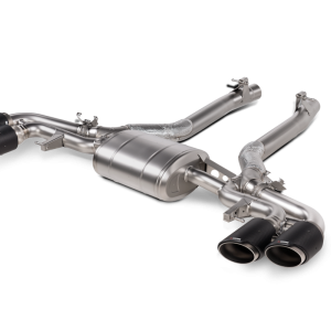 Akrapovic 2024+ BMW X5M / X6M (Face Lift) Slip-On Line (Titanium) w/Carbon Fiber Tips