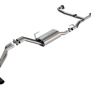 Borla 22-23 Nissan Frontier 3.8L V6 2WD/4WD AT S-Type Catback Exhaust - Black Chrome Tips