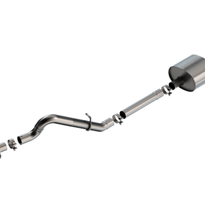 Borla 21-22 Ford Bronco 2.7L 2DR/4DR T-304 Stainless Steel Cat-Back Touring Exhaust - Brushed