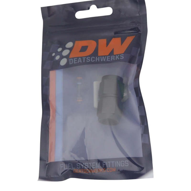 DeatschWerks 6AN Flare Female Swivel to 6AN Flare Female Swivel - Anodized Matte Black - Image 3