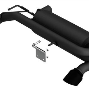 Borla 21-22 Ford Bronco 2.7L V6 4WD ATAK Axle Back Exhaust w/ Black Coated Tips